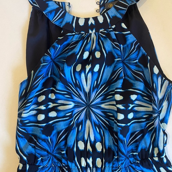 Outback Red (The Limited) maxi halter geometric dress size XS, blue - Picture 7 of 7